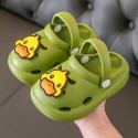 Children's Baotou slippers indoor soft bottom anti-skid children's hole shoes summer cute children's beach shoes baby cool slippers