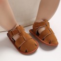 0-1 year old summer baby walking shoes Baotou soft soled sandals casual baby shoes