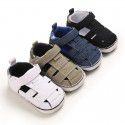 Summer 0-1 year old foreign trade toddler shoes canvas sandals soft soled baby shoes baby shoes