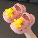 Children's Baotou slippers indoor soft bottom anti-skid children's hole shoes summer cute children's beach shoes baby cool slippers