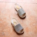 Children's sandals Korean fashion lovely princess sandals girls' soft soled sandals simple open toe indoor shoes