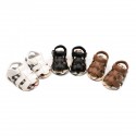 0-1-year-old Plaid handmade sandals baby shoes toddler shoes baby shoes one hair substitute