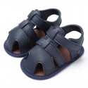 Baotou children's sandals 2021 summer new Pu leisure breathable baby sandals men's solid color shoes directly supplied by manufacturers