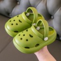 Children's Baotou slippers indoor soft bottom anti-skid children's hole shoes summer cute children's beach shoes baby cool slippers