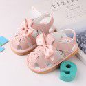 Summer baby sandals tide 0-2 years old baby shoes non slip soft sole Baotou toddler shoes princess shoes 2644