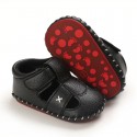 Baby shoes summer style 0-1 year old boys and girls baby shoes full rubber soled walking shoes sandals one hair substitute