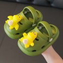 Children's Baotou slippers indoor soft bottom anti-skid children's hole shoes summer cute children's beach shoes baby cool slippers