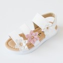 2022 clearance girls' sandals princess shoes summer Korean children's beach shoes baby shoes three flower Roman shoes tide