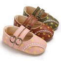 Baby walking shoes 0-1 year old summer baby sandals soft rubber soled breathable hollow newborn shoes one hair substitute