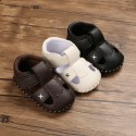 Baby shoes summer style 0-1 year old boys and girls baby shoes full rubber soled walking shoes sandals one hair substitute