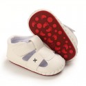 Baby shoes summer style 0-1 year old boys and girls baby shoes full rubber soled walking shoes sandals one hair substitute