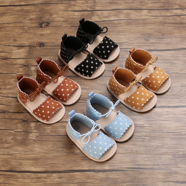 Summer 0-1-year-old toddler shoes female baby shoes Soft Sole Baby sandals