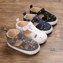 Summer 0-6-12 months male baby Baotou sandals baby shoes soft soled non slip breathable walking shoes indoor