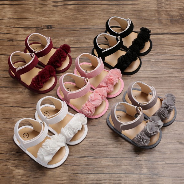 Baby shoes toddler shoes 0-1 year old summer female baby shoes summer silicone sandals one hair substitute