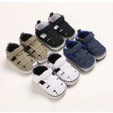 Summer 0-1 year old foreign trade toddler shoes canvas sandals soft soled baby shoes baby shoes