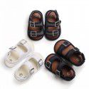 Summer 0-1-year-old baby walking shoes silicone rubber soled breathable sandals baby shoes