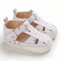 Summer 0-6-12 months male baby Baotou sandals baby shoes soft soled non slip breathable walking shoes indoor