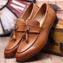 Summer men's leather shoes, casual shoes, men's leather shoes, men's shoes, one shoe, men's Lefu shoes, one hair substitute