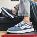 Casual shoes men's low top 2021 autumn new canvas shoes Korean version Hong Kong style fashion student men's shoes 