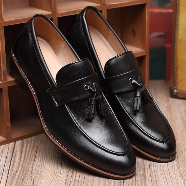 Summer men's leather shoes, casual shoes, men's leather shoes, men's shoes, one shoe, men's Lefu shoes, one hair substitute