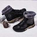 New men's snow boots thick soled high top anti slip outdoor men's winter boots leisure sports cross border large men's Boots 