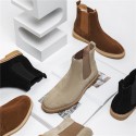 Winter Chelsea men's boots anti velvet leather spot supply wholesale and distribution of Wenzhou Martin boots large cross-border shoes 