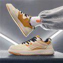 Casual shoes men's low top 2021 autumn new canvas shoes Korean version Hong Kong style fashion student men's shoes 