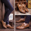 Summer men's leather shoes, casual shoes, men's leather shoes, men's shoes, one shoe, men's Lefu shoes, one hair substitute