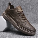 Men's shoes 2021 autumn new low top board shoes fashion outdoor casual black trendy shoes men's trendy casual shoes 