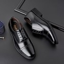 Three connector large size 45 men's shoes business men's leather shoes men's leather dress men's leather shoes casual one 