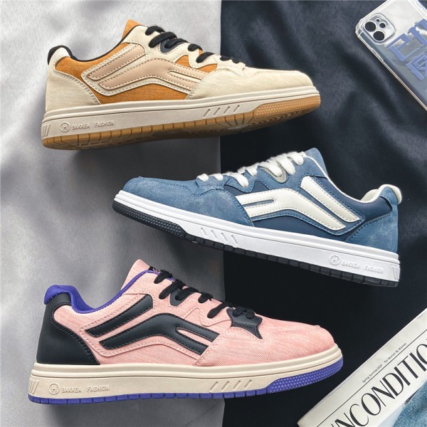 Casual shoes men's low top 2021 autumn new canvas shoes Korean version Hong Kong style fashion student men's shoes 