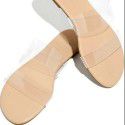 Women's sandals women's Amazon 2022 summer new European and American foreign trade large transparent flat slippers women's flip flops