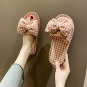 New slippers women wear summer sandals outside home shoes wholesale bow fairy women's shoes fashion sandals flat slippers