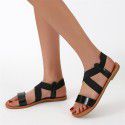 2022 cross border summer new sandals women in Europe and the United States popular large light flat bottomed women's sandals sandals