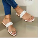 2020 new woven FLIP FLOPS SANDALS spot wholesale summer women's sandals popular in Amazon, Europe and America