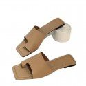 European and American style fashion clip toe color sandals Amazon wish express cross-border new large women's shoes