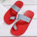 2022 new cross-border foreign trade leisure flip flop women's flat bottom comfortable and versatile beach sandals for women to wear outside at home