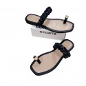 2020 new woven FLIP FLOPS SANDALS spot wholesale summer women's sandals popular in Amazon, Europe and America