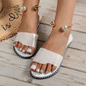 Cross border European and American large sandals women's 2022 summer new ins beach sandals Amazon 43