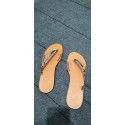 Cross border large size women's shoes 2021 European and American Amazon express new flat sandals cover toe beach slippers