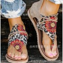 2021 spring and summer foreign trade new large size sandals women's cross-border flat sandals