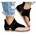 2021 spring and summer foreign trade new large size sandals women's cross-border flat sandals