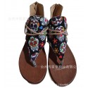 2021 spring and summer foreign trade new large size sandals women's cross-border flat sandals