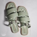 2020 summer new foreign trade large size two wearing slippers women's flat sandals European and American beach shoes slippers