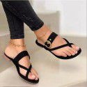 European and American set toe flat sandals women's cross-border wishladies lippers summersandals