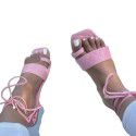 European and American bandage sandals women's independent station Amazon new toe sandals women's large flat bottom square head sandals