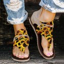 2021 spring and summer foreign trade new large size sandals women's cross-border flat sandals