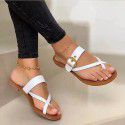 European and American set toe flat sandals women's cross-border wishladies lippers summersandals
