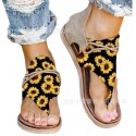 2021 spring and summer foreign trade new large size sandals women's cross-border flat sandals