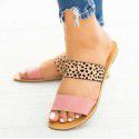 Amazon cross border large size sandals women's 2020 summer metal decorative clip toe flat bottom European and American popular sandals sandals sandals